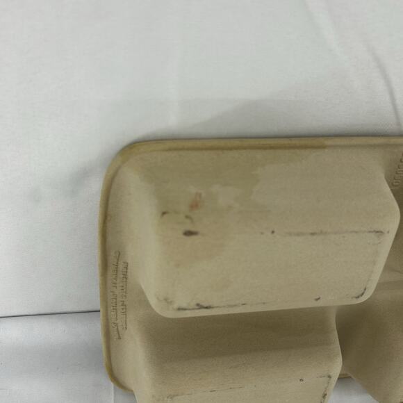 Pampered Chef Mini 4 Loaf Stoneware Bread Pan 15"x 9" FHC Classics VGUC - Picture 5 of 12